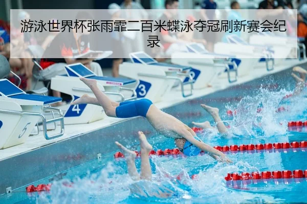 游泳世界杯张雨霏二百米蝶泳夺冠刷新赛会纪录
